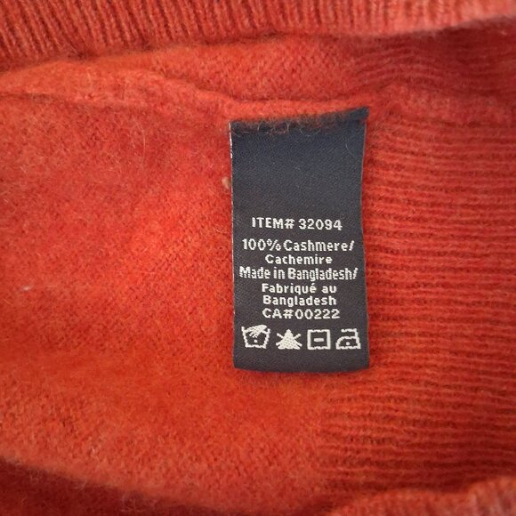 Cashmere Sweater Men's Extra Large V-Neck Long Sleeve 100% Cashmere - Picture 6 of 7